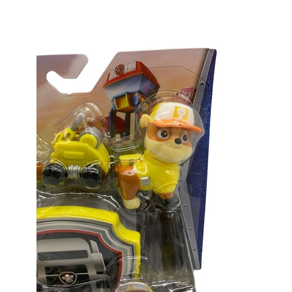 Paw Patrol Rubble Big Truck Pups Hero Pup Figure with Pet Seal 2022 - Picture 3 of 8